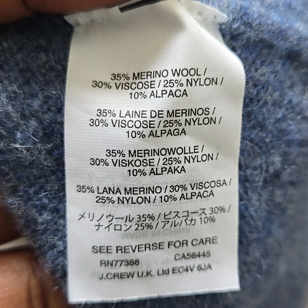 J. Crew cozy zip